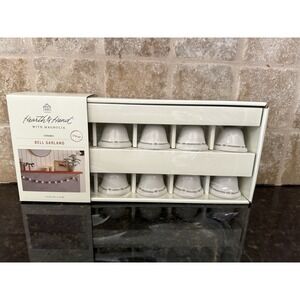 Hearth & Hand‎ Magnolia Ceramic Bell Garland Christmas Holidays NEW